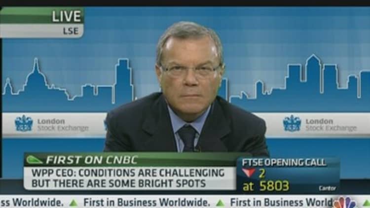 WPP CEO: We See a Tremendous Degree of Caution 