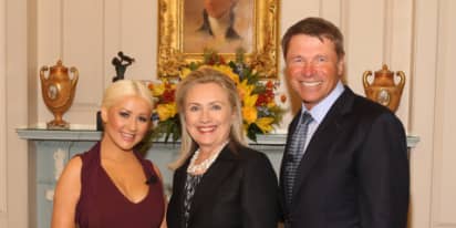 World Food Programme Ambassador Christina Aguilera and Yum! Brands Chairman David Novak Honored at State...