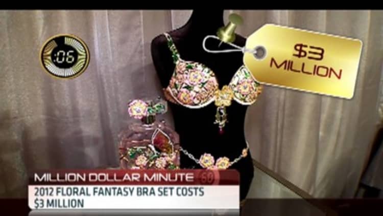 Diamond-covered bra worth $2.5 million
