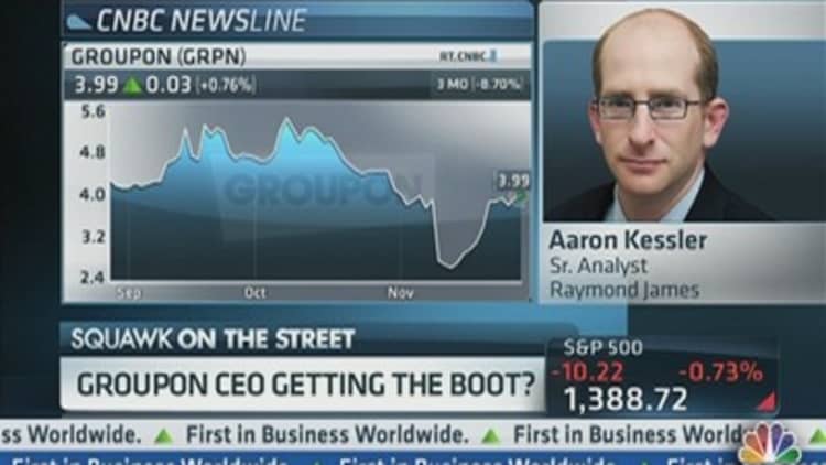 Is Groupon's CEO Getting the Boot?