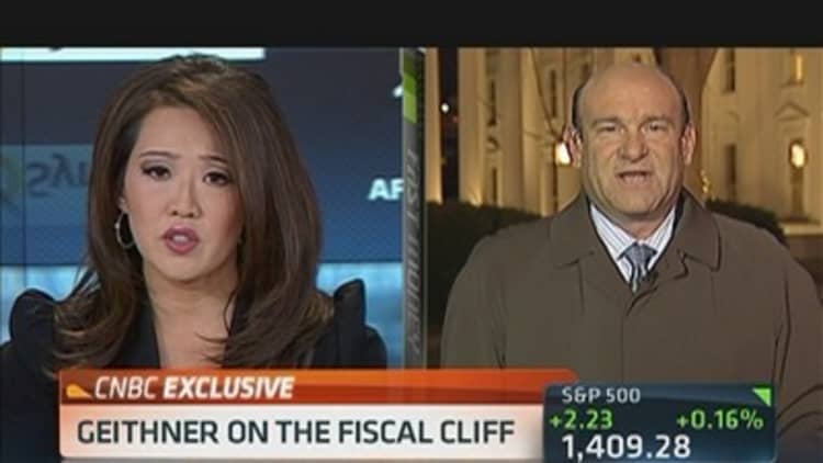 Geithner Speaks Out on the Fiscal Cliff