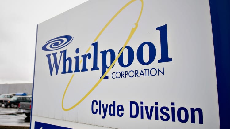 Whirlpool misses on revenues, beats on EPS
