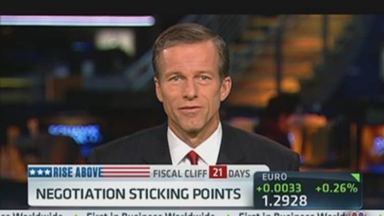 Sen. Thune: Going Over the Cliff Is a Big Mistake
