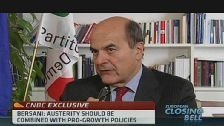 Bersani Vows to Stick With Italy Reforms