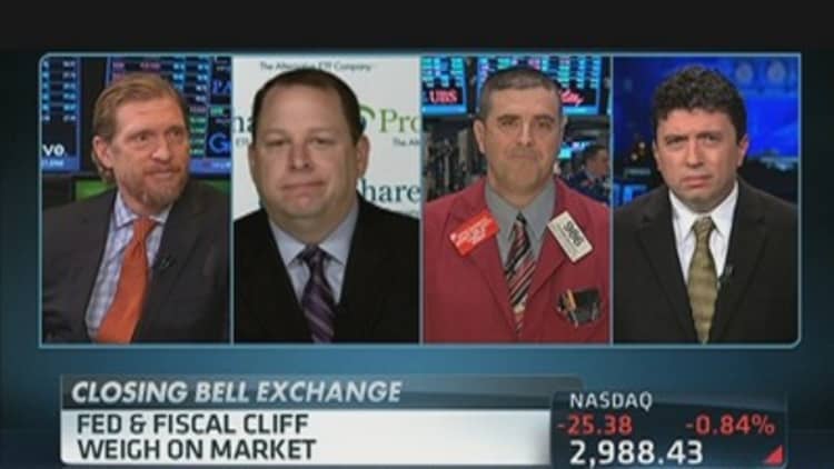 Fed & Fiscal Cliff Weigh on Market