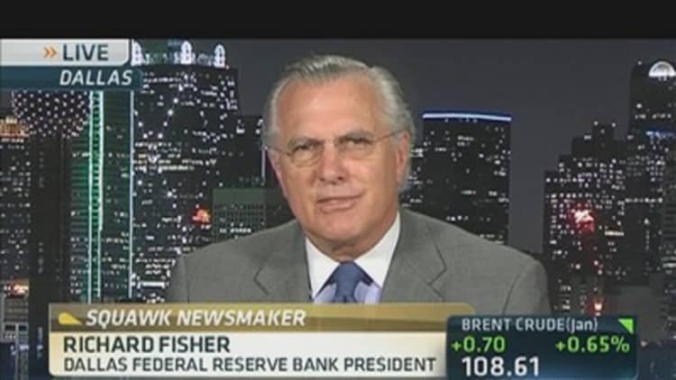 Fisher on Fed's 'Hotel California' Fiscal Policy