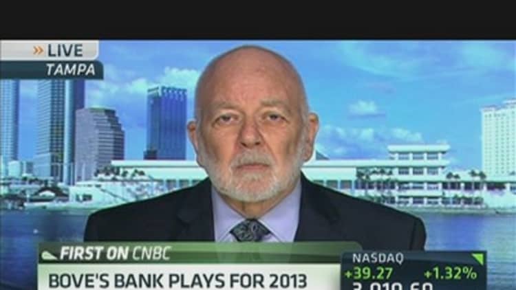 Dick Bove's 2013 Bank Plays