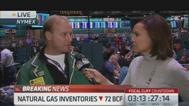 Natural Gas Inventories Down 72 BCF