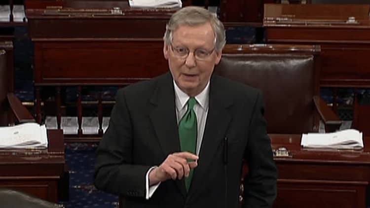 GOP's McConnell on Floor: 'Very, Very Close' 