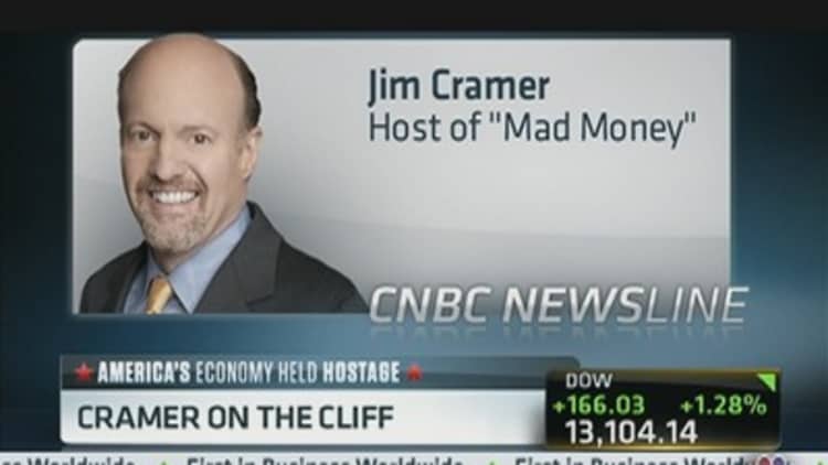 Cramer on the 'Cliff': US Stock Market Still the Place to Invest
