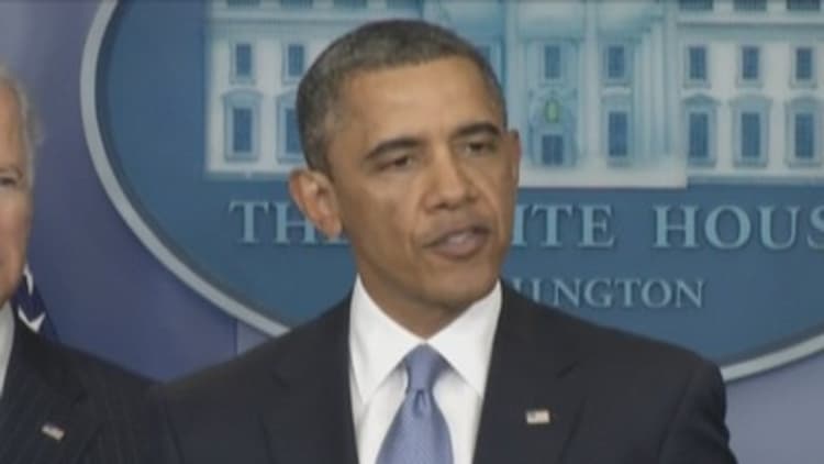 Pres. Obama Discusses 'Cliff' Vote