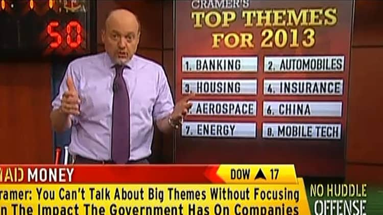 Cramer's Top Stock Plays for 2013 