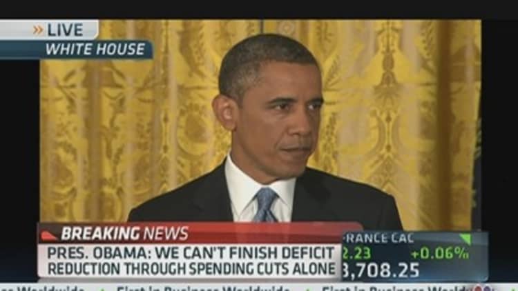 President Obama Addresses Debt Ceiling