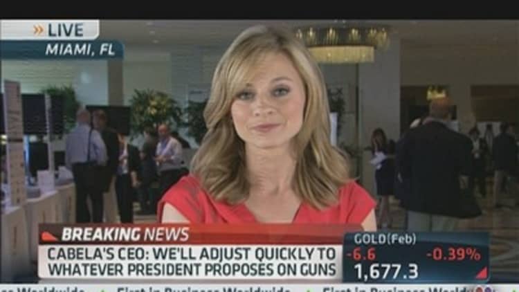 Cabela's CEO: We'll Adapt to Obama's Gun Proposal