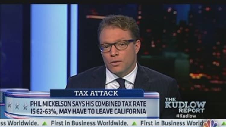 Mickelson's Big Tax Rant