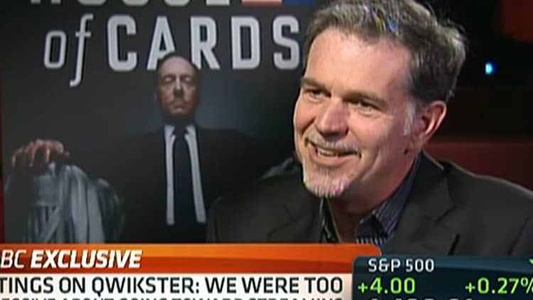Netflix CEO:  Here's What We Did Wrong