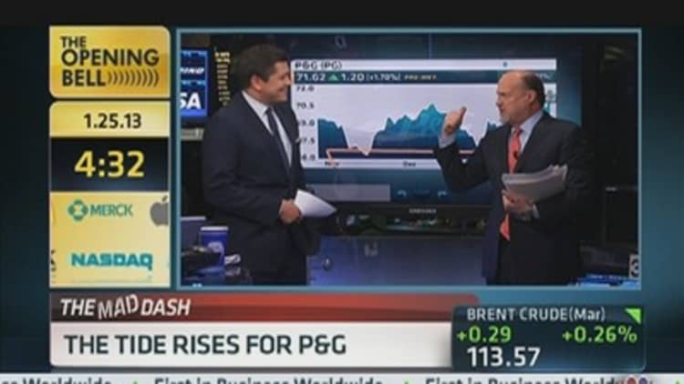 Cramer's Mad Dash: Tide Rises For P&G