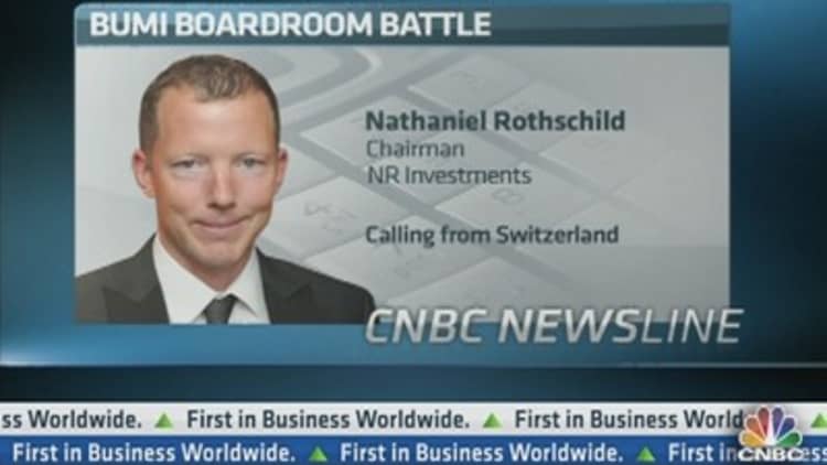 Nat Rothschild: Bumi CEO 'Not At All Qualified'