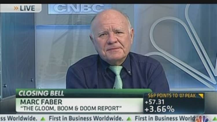 Marc Faber: Correction is Overdue