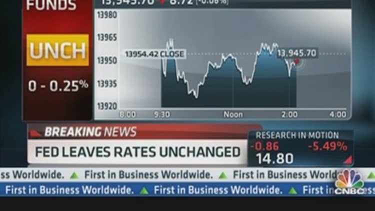 Fed Leaves Rates Unchanged