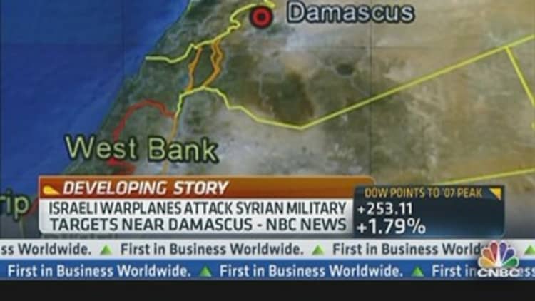 Israeli Warplanes Attack Syrian Military Targets: NBC