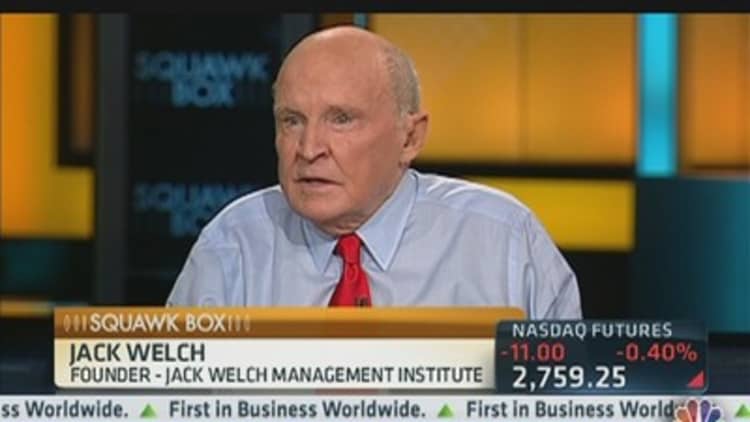 Jack Welch Talks Management Buyouts