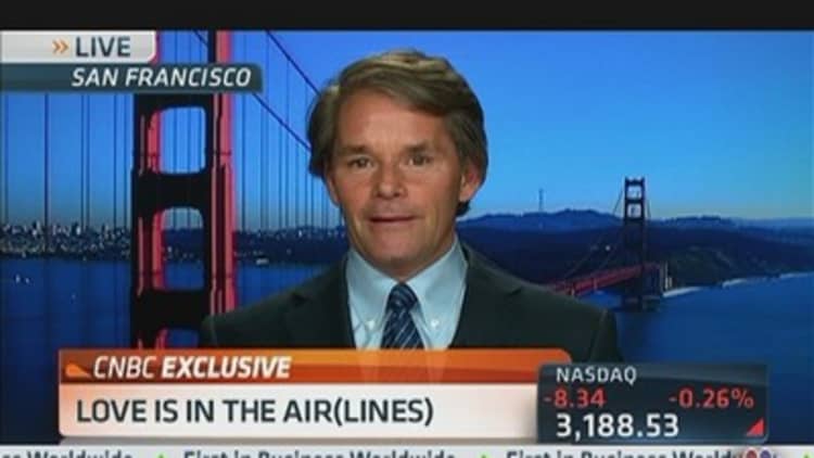 Virgin America CEO on AMR/US Air Merger