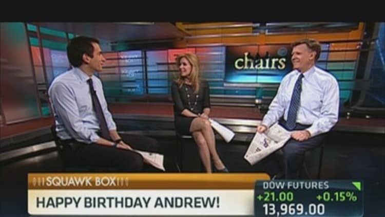 Chairs: Happy Birthday, Andrew!