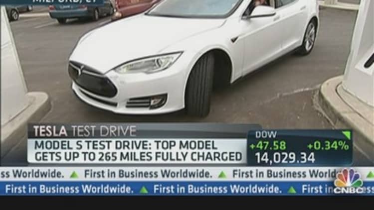 LeBeau's Tesla Model S 'Test Drive'