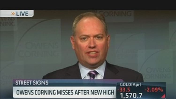 Owens Corning CEO on Housing