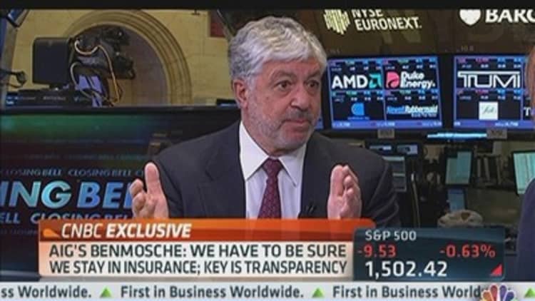 AIG CEO on Earnings, Transparency & Economy