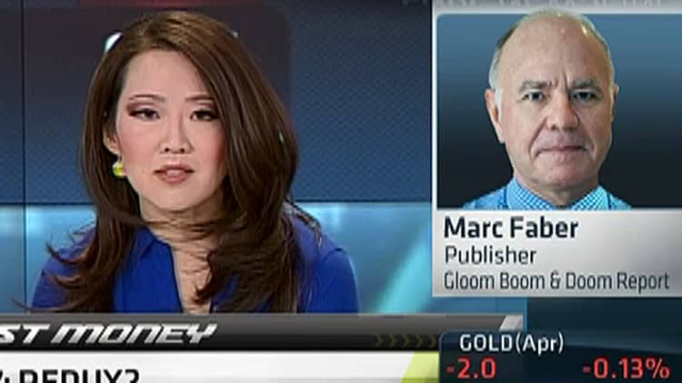 Marc Faber Warns: Stocks Have 'Peaked Out'