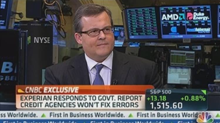 Experian's Wagner on US Credit Reports