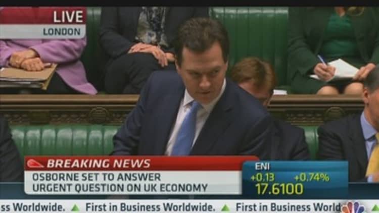 Investors Still Confident in UK: Osborne