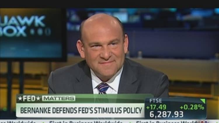 Bernanke Defends Easy Money Policies