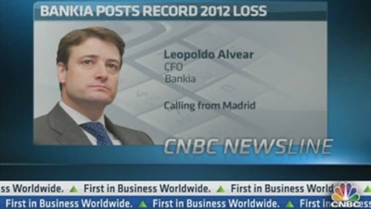 Bankia Posts Record Loss