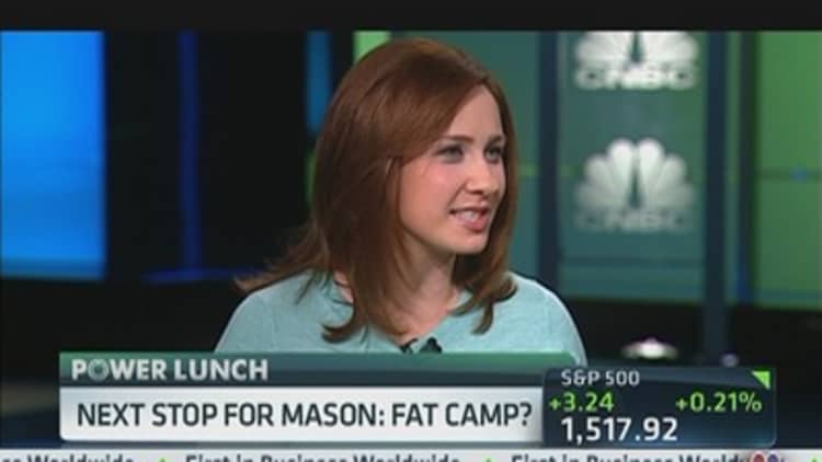 Next Stop for Mason: Fat Camp?