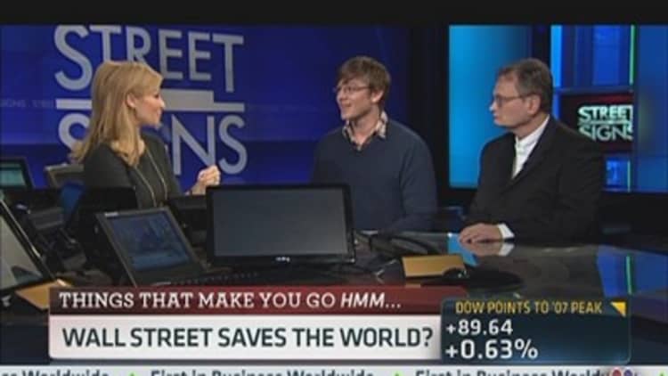 Wall Street Saves the World?