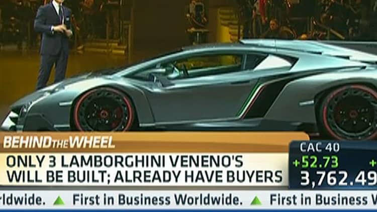 Lamborghini's $4M 'Veneno' Tops Ultra-Luxury Car List