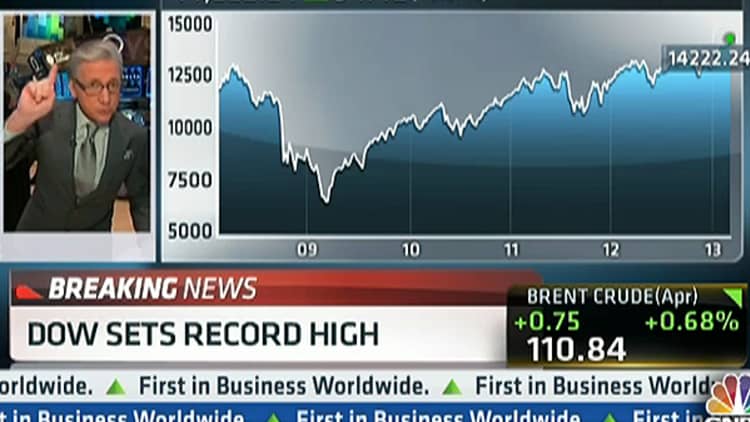 Dow Sets Record High