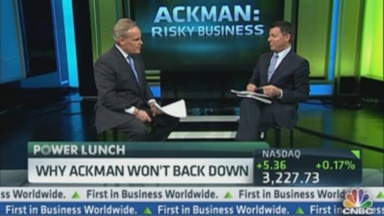Why Ackman Won't Back Down