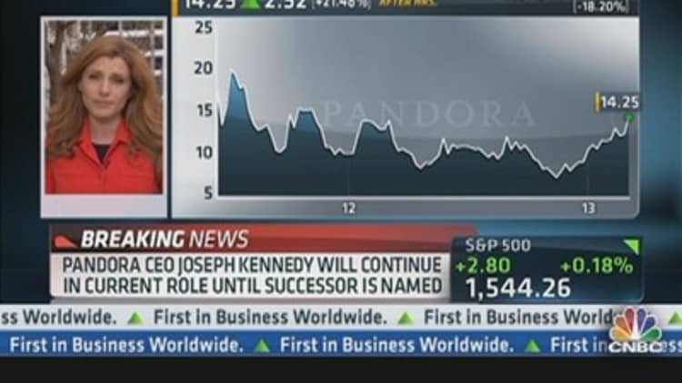 Pandora CEO Stepping Down