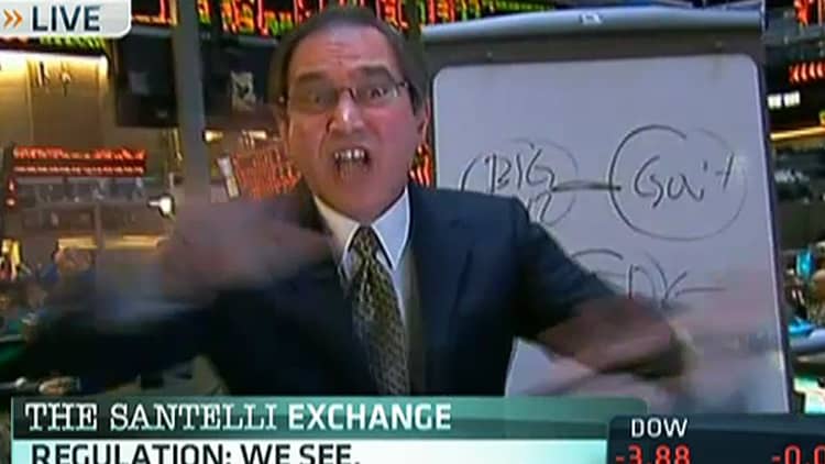 Here's Santelli's Problem on Too Big to Fail