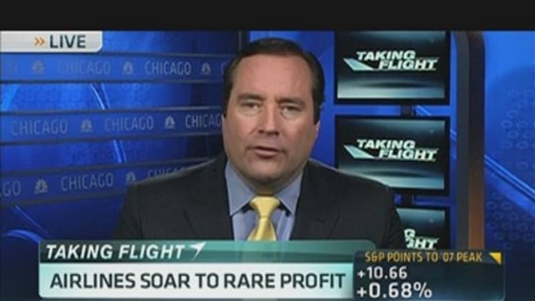 Airlines Soar to Rare Profits