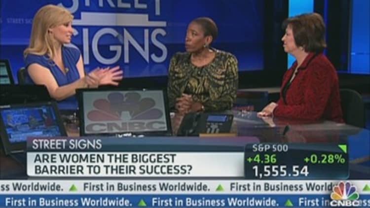 Are women the biggest barrier to their success?