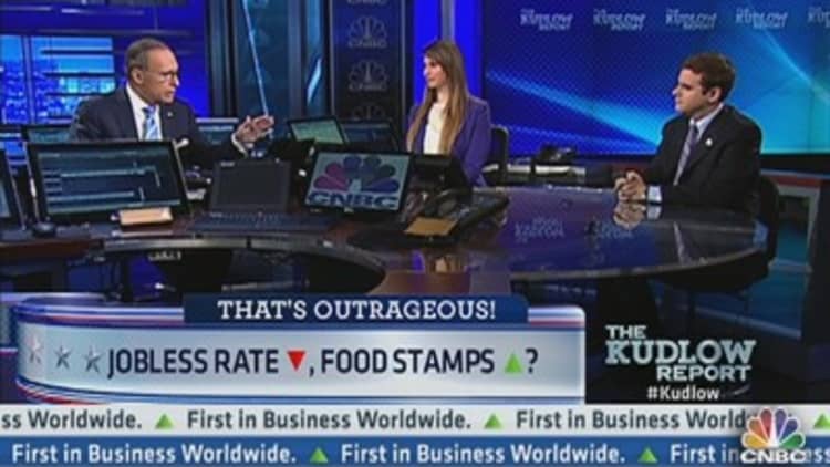 Americans on Food Stamps Continues Rise