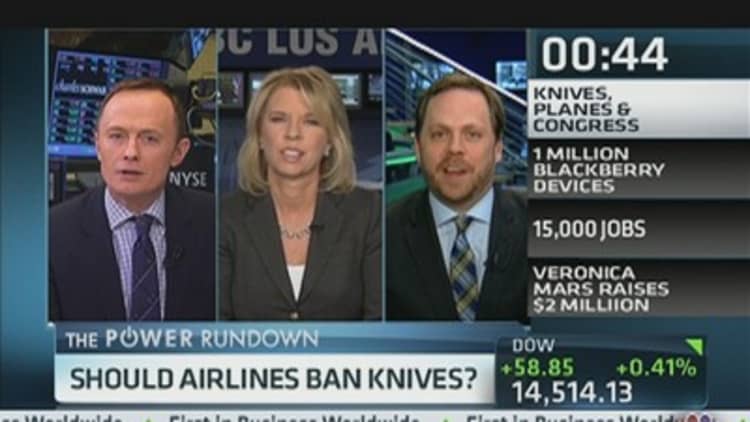 Should Airlines Ban Knives?