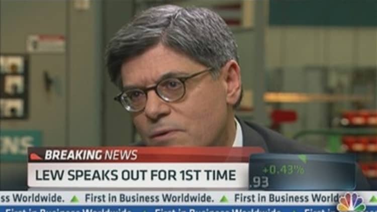 Lew Speaks Out on China & Sequester