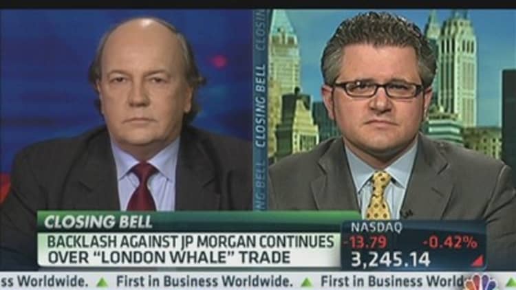 Backlash Against JPMorgan Continues Over 'London Whale'