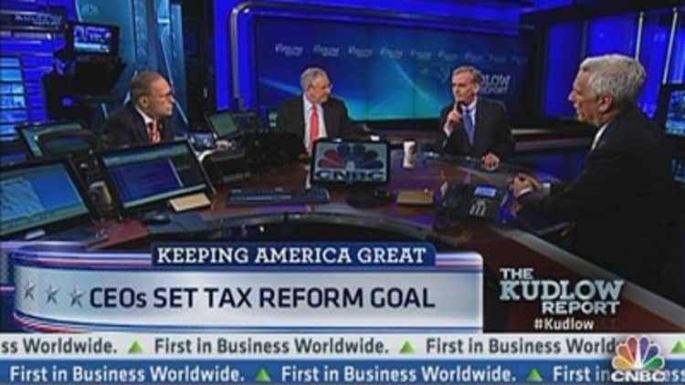 CEOs Set Tax Reform Goal